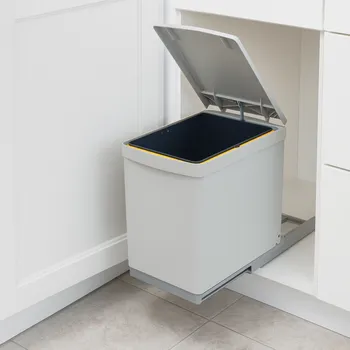 Odpadkový koš Gollinucci Výsuvný odpadkový koš 300 mm - 1x16 l / bílý