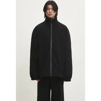 Bunda VETEMENTS Metal Sleeeves Fleece, L, černá, 99X