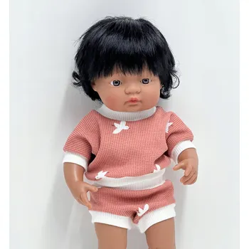 Doplněk pro panenku Sada mikina a kraťasy pro panenky Miniland 38 cm, Minikane 34 cm, Paola Reina Gor