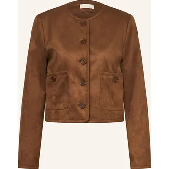 Liu Jo Dámská Bunda Hranatého Střihu V Koženém Vzhledu,...