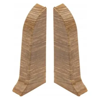 Podlahová lišta Levá koncovka Cezar PVC 22 x 59, délka 1 cm, Dub Newport (181)