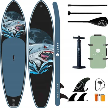 SUP Prkno na Plavání Nafukovací 320 cm Stand Up Set Pádlo Příslušenství