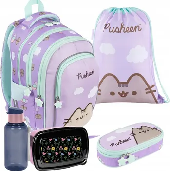 Školní batoh Školní batoh vícekomorový Pusheen St. Majewski fialový 22 l