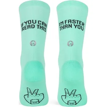 Pánské ponožky Kolo je láska Dlouhé ponožky Pacific and Co Ponožky FASTER, Mint - M (42 - 46)