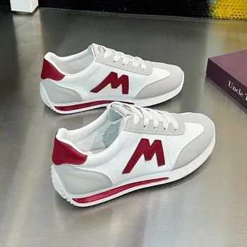 Pánské tenisky Lehké tenisky s písmenem "M" Barva: Červená, Velikost: 41