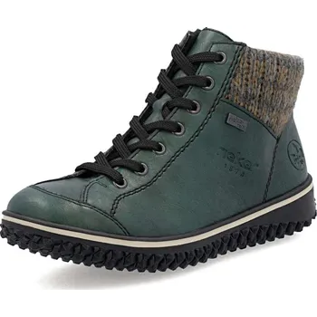 Dámské kozačky Dámská kotníková obuv RIEKER Z4243-55 zelená W5 40