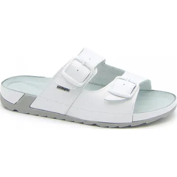 Pánská obuv MEDISTYLE pánská zdravotní pantofel ERIK Barva: Bílá, Velikost EU: 45