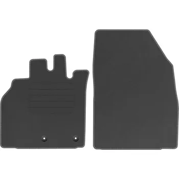 autokoberec Velurové autokoberce s upevněním v sadě Edecor