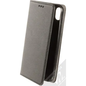 Pouzdro na mobilní telefon BeWear Magnetické flipové pouzdro pro iPhone XR černé