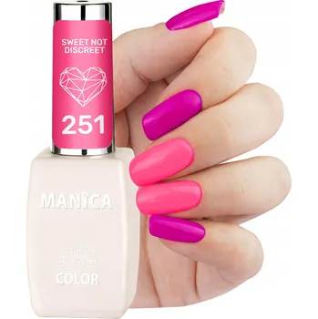 Přípravek na nehty Manica Hybridní lak LED/UV 10ml - Sweet Not Discreet - 251 korálově růžová