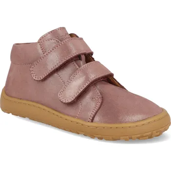 Barefoot dětské kotníkové boty Froddo - First step Pink/gold růžové Velikost: 27