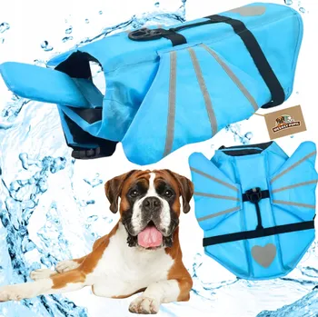 Obleček pro psa KAPOK pro psa plovací vesta do vody SE KŘÍDLY XXL