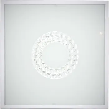 LED stropní čtvercové svítidlo Lux 29x29 bílá skleněná do kuchyně a obýváku moderní