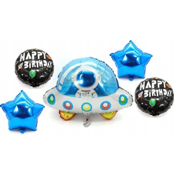 Balónek SADA NAROZENINOVÝCH BALÓNKŮ BALÓNKY FÓLIOVÉ KOSMOS / VESMÍR