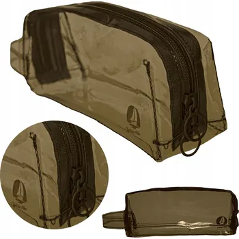 Kosmetická taška Kosmetická taštička CAPTAIN MIKE průhledná černá