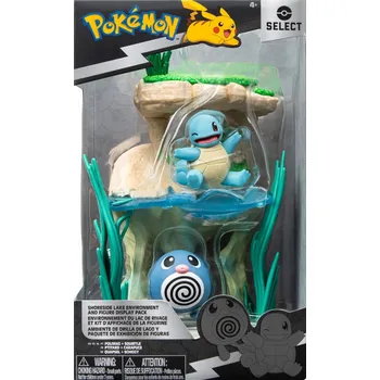 Dětské zboží Pokémon Environment Set Shoreside Lake & Poliwag & Squirtle 15 cm