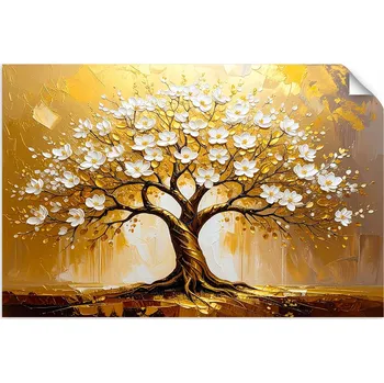 Obraz Dřevo života Abstrakce SAMOLEPKA SAMOLEPICÍ do OBÝVACÍHO POKOJE LOŽNICE 60x40