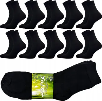 Pánské ponožky Ponožky NIKO BAMBUSOVÉ PONOŽKY K OBLEKŮM ELEGANTNÍ ČERNÉ černé velikosti 39-42