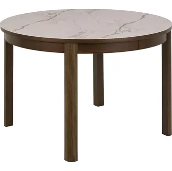 Jídelní stůl Kulatý rozkládací jídelní stůl s keramickou deskou ø 120 cm Southampton – Actona ID_1795096