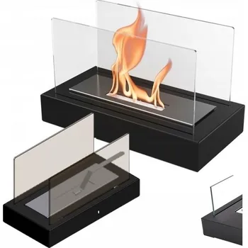 Biokrb Volně stojící biokrb černý, ocelovo-skleněný 35x18x14 cm, 1 l