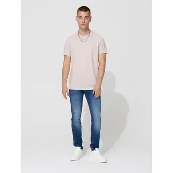 Pánské džíny Džíny slim se sepraným efektem - 36/32 - House - modrý - 170GL-55J