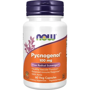 Přírodní produkt Now Foods Pycnogenol 100 mg 60 cps.