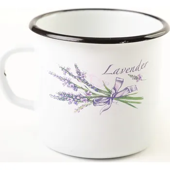 Olymp Levandule, smaltovaný hrnek 7 cm, 0,25 l