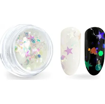 Ozdoba na nehty – třpytivý prach Magic Gem 12, 3 ml