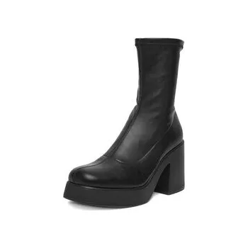 Dámské kozačky Polokozačky DeeZee BZRB0325-4 Černá 40