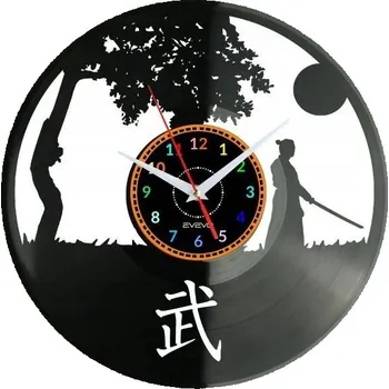 Hodiny JAPAN HODINY NÁSTĚNNÉ DEKORATIVNÍ MODERNÍ VINYLOVÁ DESKA
