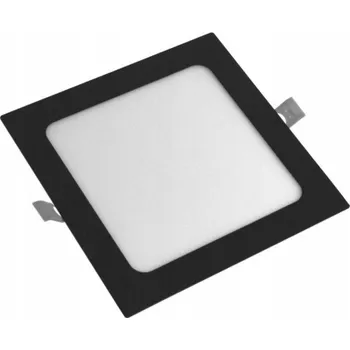 LED osvětlení LED panel pod omítku 6W 4000K čtvercový černý
