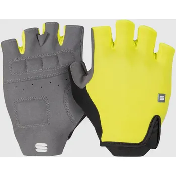 Cyklistické rukavice SPORTFUL Cyklistické rukavice krátkoprsté - MATCHY - žlutá XS