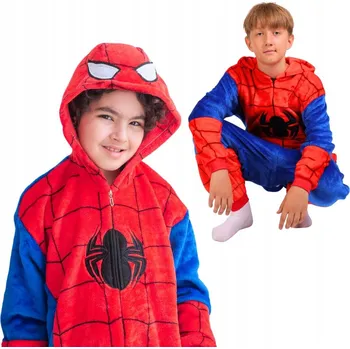 Karnevalový kostým Pyžamo Overal Kigurumi Kostým Spider-Man 105-115 cm