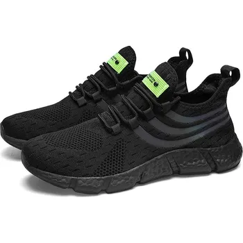 Pánská obuv Volnočasové pletené tenisky Velikost: 36, Barva (Varianta): černá1