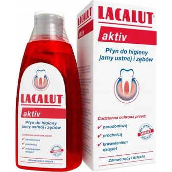 Ústní voda Lacalut Aktiv Ústní voda pro hygienu úst a zubů 300 ml