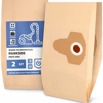 Sáček do vysavače 2x SÁČEK do VYSAVAČE Parkside PNTS 1250 Papírový Sáček Objemné Sáčky 2A