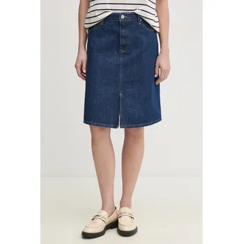 Dámská sukně Džínová sukně Tommy Hilfiger WW0WW44390 námořnická modř 59J, vel. 36