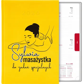 Kalendář Knižkový kalendář 2026 A5 žlutý