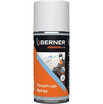 Lak na dřevo BERNER TOUCH-UP Sprej bílý 150ml