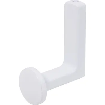 Věšák Nástěnný věšák na oblečení KING bílý - jednoduchý