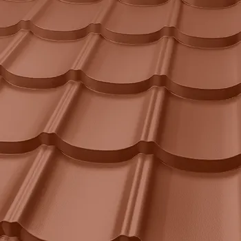 plechová krytina Satjam Taurus TopMat®, cihlově červená RR750