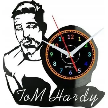 Hodiny Tom Hardy Nástěnné Hodiny Vinylová Deska Moderní Dekorativní