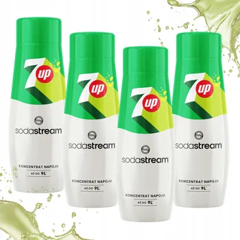 Sirup pro výrobník sody SADA SIRUPŮ SODASTREAM 7 UP 9 L NÁPOJE S KONCENTRÁTEM 440 ML PRO SATURÁTOR