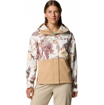 Dámská bunda Dámská nepromokavá bunda Columbia Hikebound Printed Jkt - sea salt XS