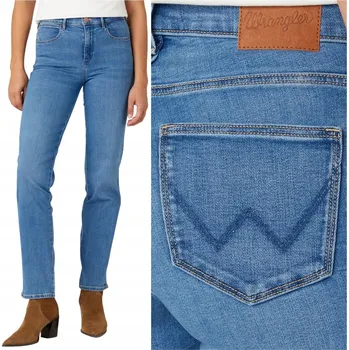 Dámské džíny Wrangler STRAIGHT Aurelia dámské džíny rovného střihu s vysokým pasem W34 L34