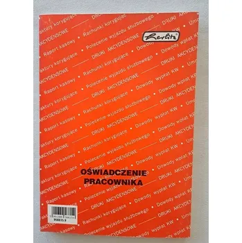 Blok Prohlášení zaměstnance A5