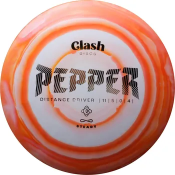 Disc golf Clash Discs PEPPER Steady Ring Barva: Modro-bílá, Váha: 176 g