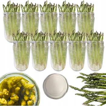 Sklenice Sklenice 720ml na džemy, džemy , pyré, saláty 10 kusů 82mm PZH