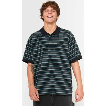 Pánské tričko Tričko Rip Curl RAW BURST POLO Black velikost M