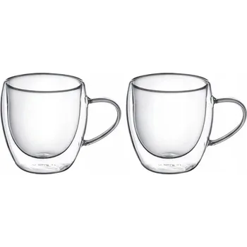 Sklenice na kávu a čaj MG Home 300 ml 2 ks